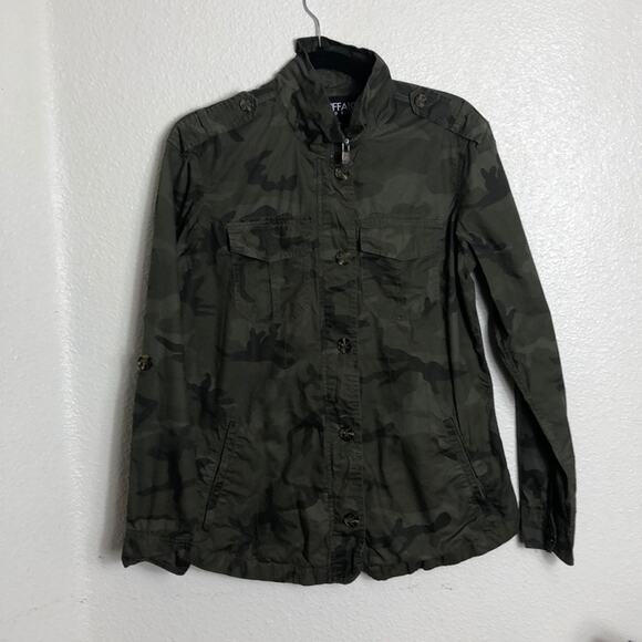 Buffalo David Bitton camouflage jacket neutral casual street wear size S - Picture 4 of 5